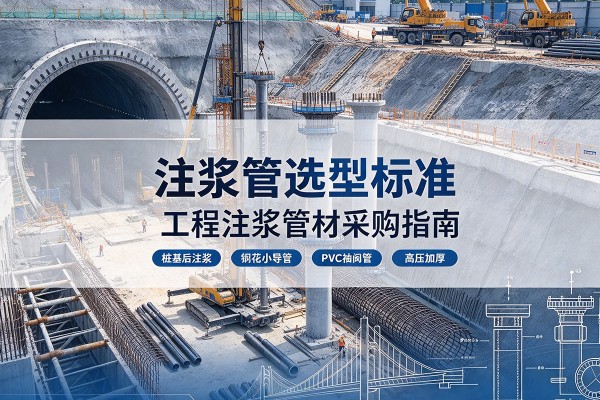 云南注浆管选型标准
